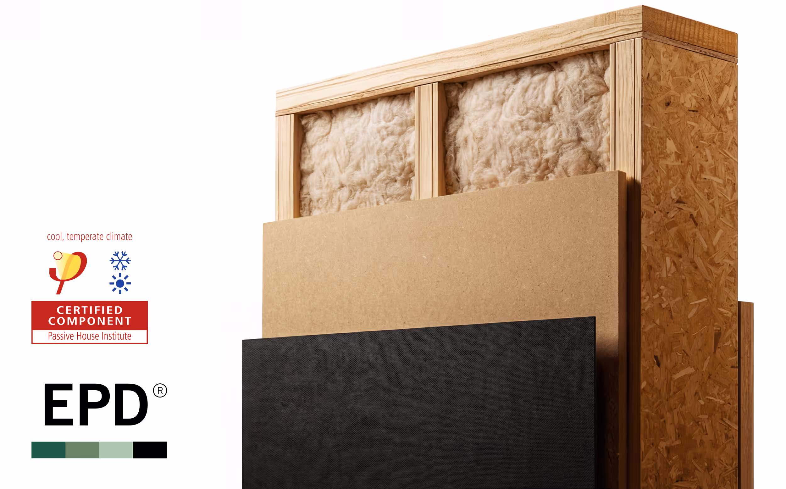 BIOBUILDS 336mm wall assembly cross-section